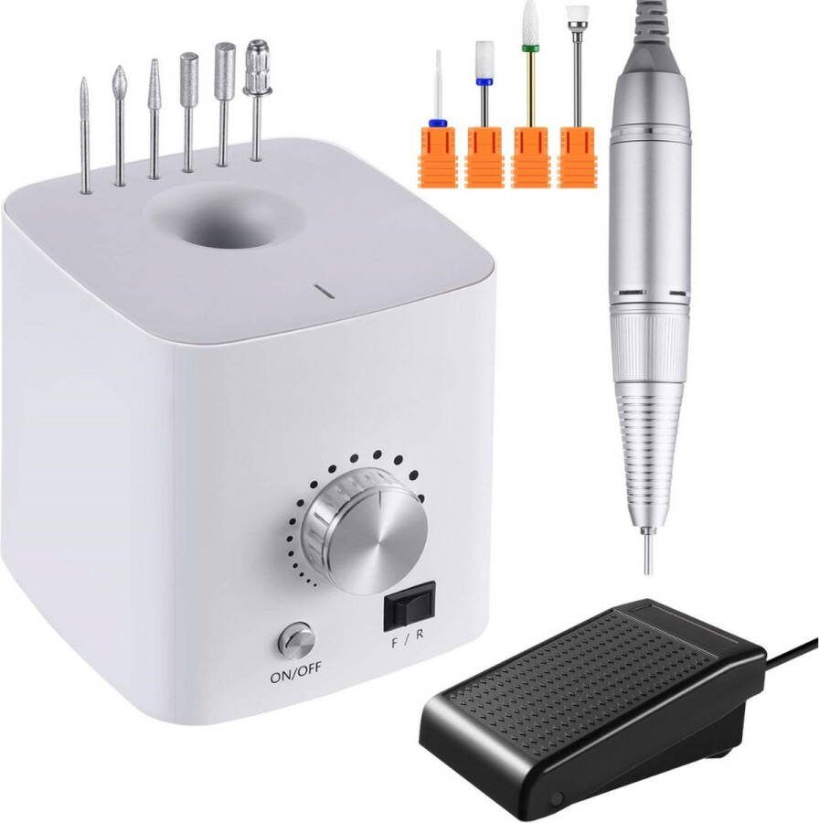Equivera Elektrische Nagelvijl Nagelfrees Manicure Pedicure Ook Voor Gel Nagels Perfecte Nagelverzorging