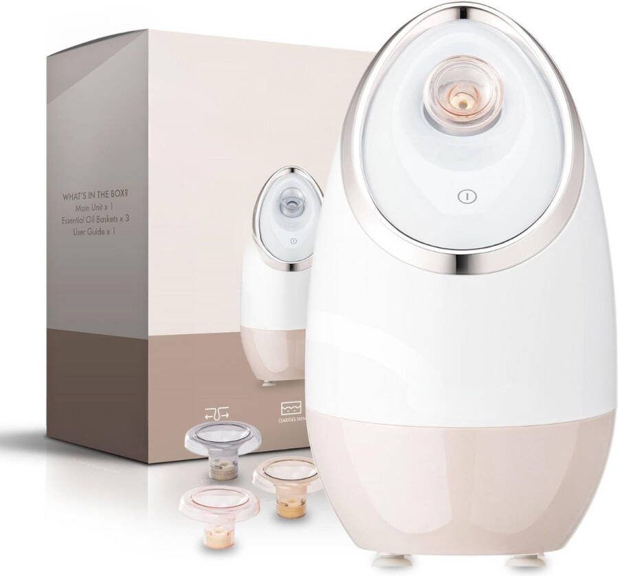 Equivera Gezichtsstomer Facial Steamer Gezichtssauna Poriënreiniger Face Cleanser Stoomverdamper