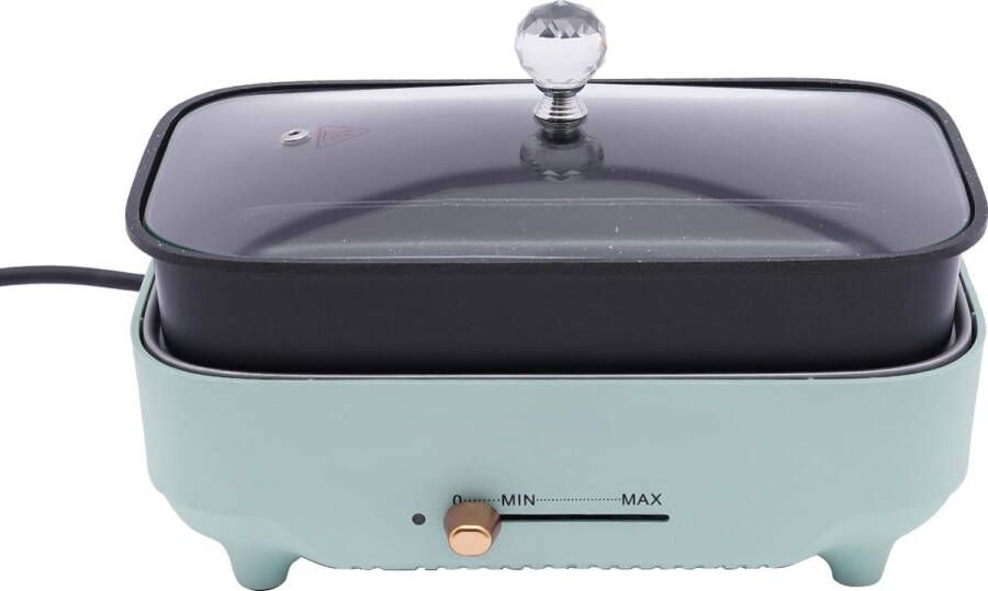 Equivera Hot Pot Fondueset Elektrische Fonduepan Oosterse Fondue Grill Meerdere Personen