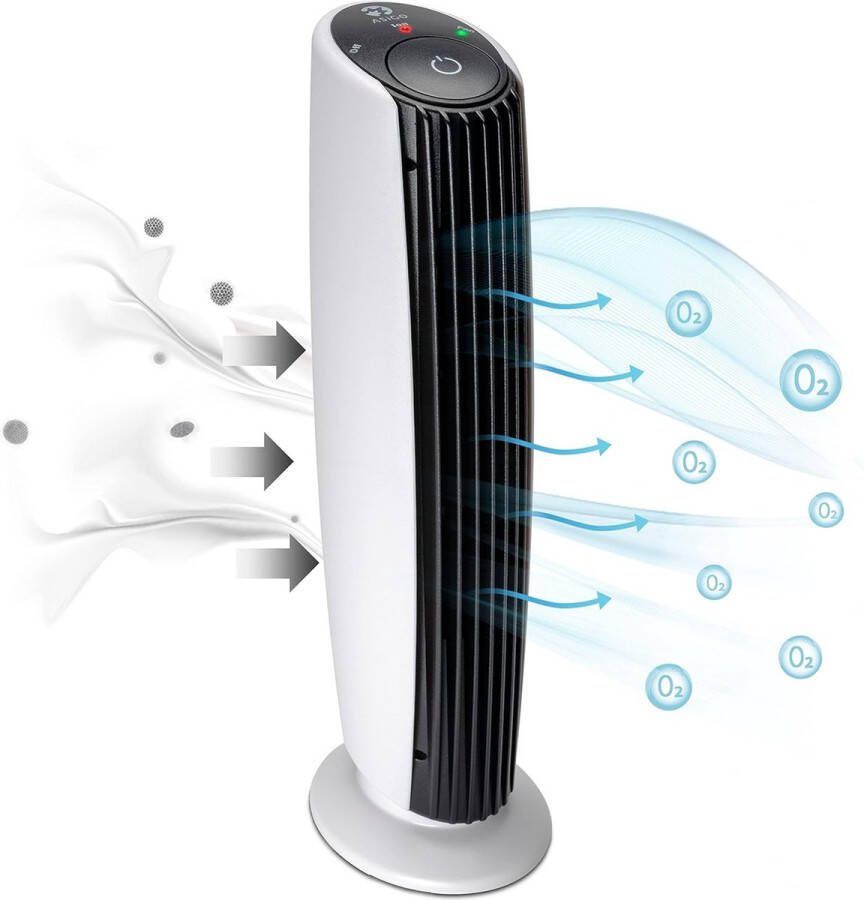 Equivera Luchtreiniger Air Purifier Voor Woonkamer Slaapkamer Keuken HEPA Luchtfilter