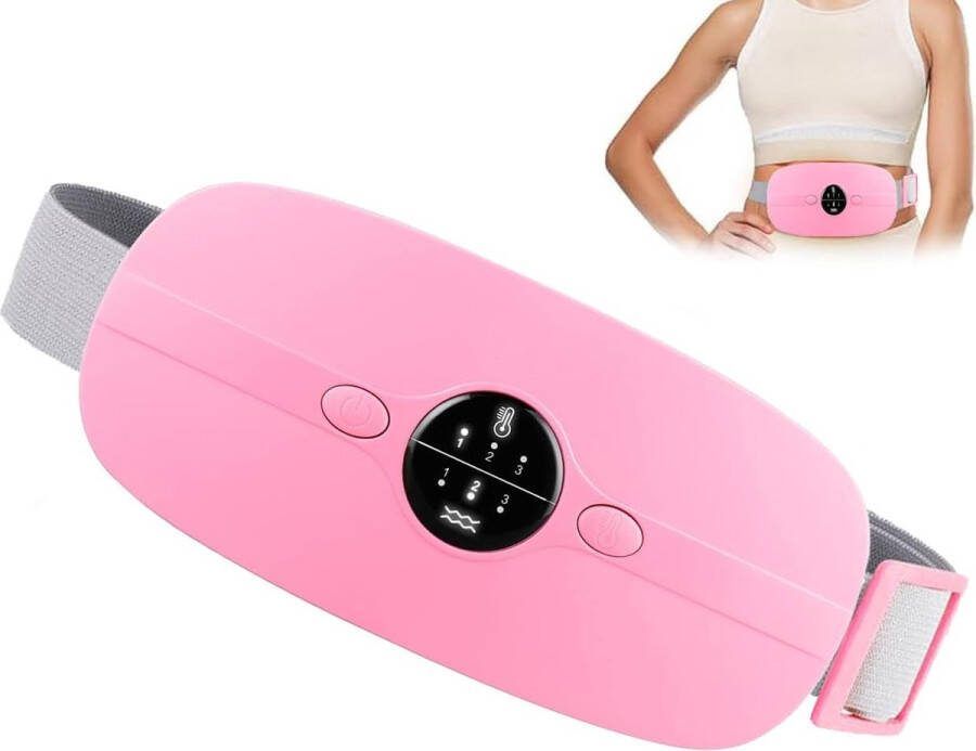 Equivera Menstruatie Warmteband Menstruatie Pijnverlichting Draadloos Massagekussen