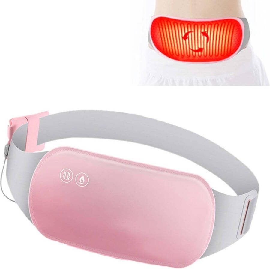 Equivera Menstruatie Warmteband Menstruatie Pijnverlichting Draadloos Massagekussen