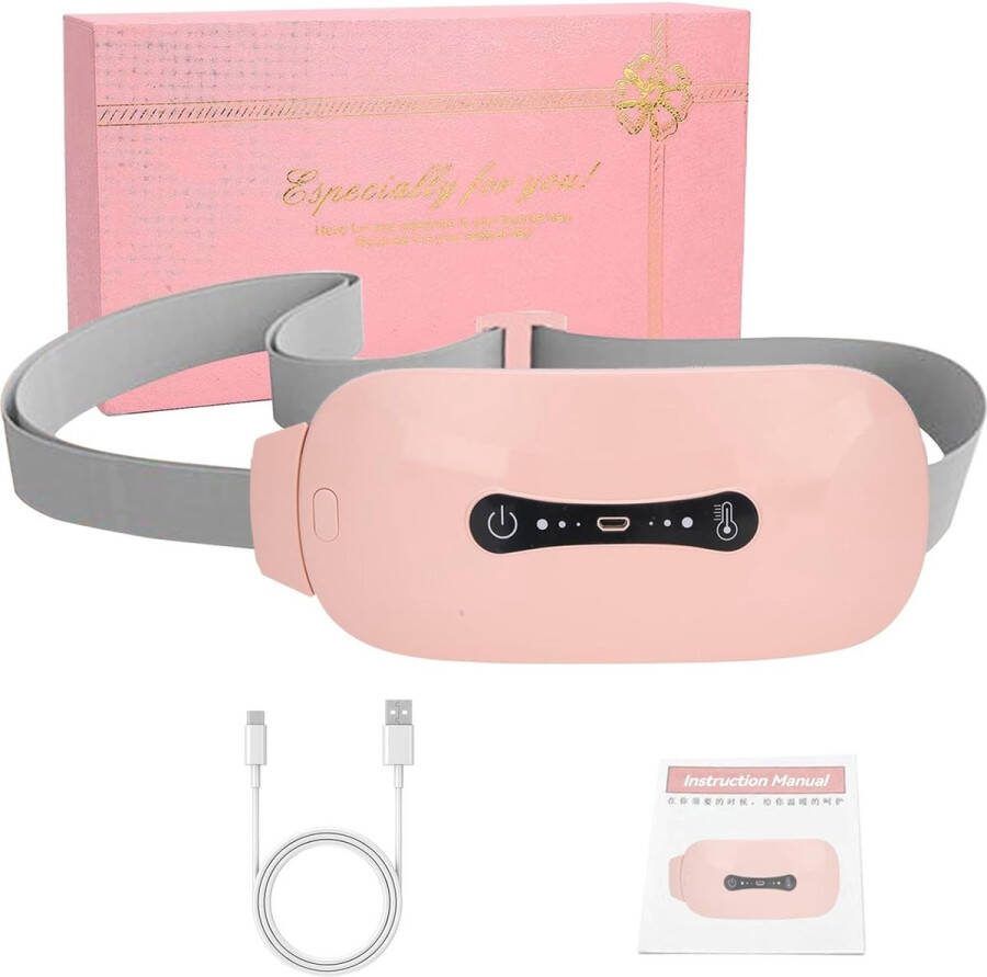 Equivera Menstruatie Warmteband Menstruatie Pijnverlichting Draadloos Massagekussen