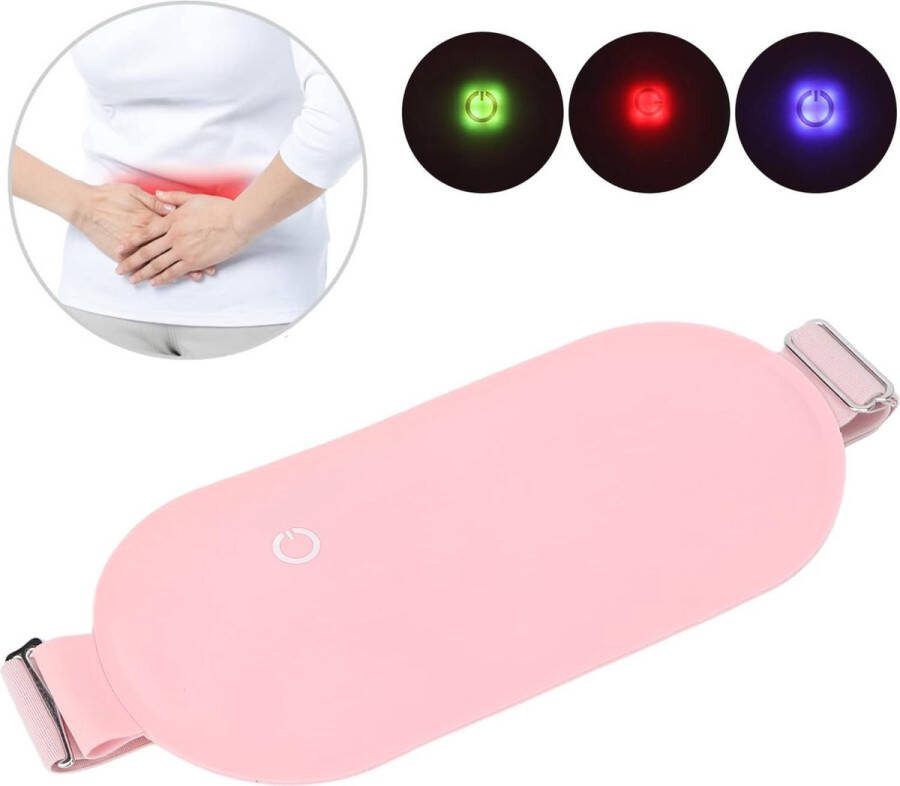 Equivera Menstruatie Warmteband Menstruatie Pijnverlichting Draadloos Massagekussen