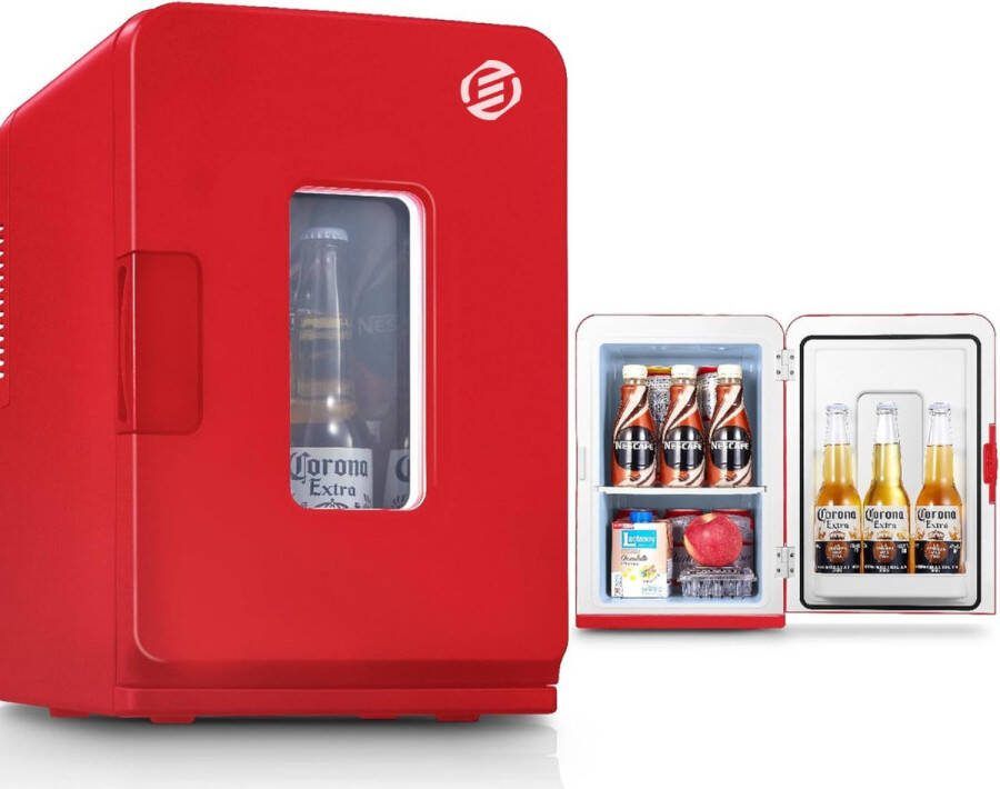 Equivera Mini Fridge Mini Fridge for Drinks Mini Fridge Eten En Drinken Mini Koelkast Mini Koelkasten Minikoelkast Koelkastje