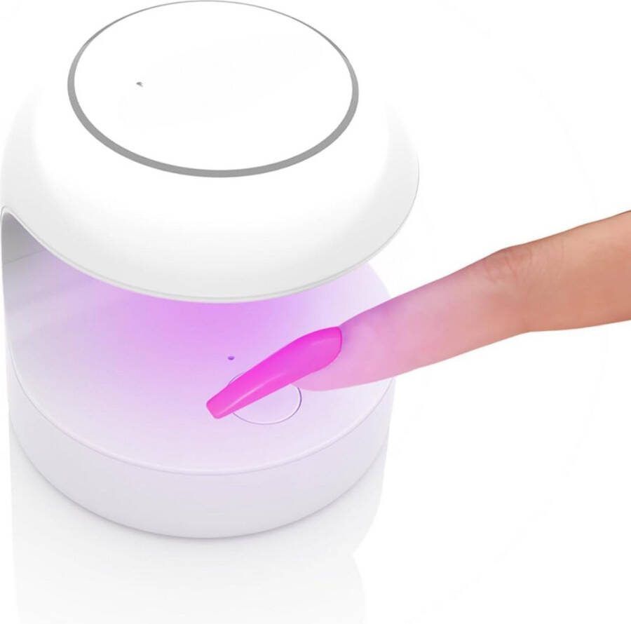 Equivera Nagellamp UV Lamp voor Nagels Gellak Polygel Krachtige UV Lamp Nageldroger