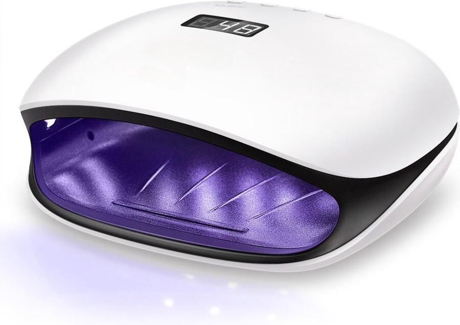 Equivera Nagellamp UV Lamp voor Nagels Gellak Polygel Krachtige UV Lamp Nageldroger