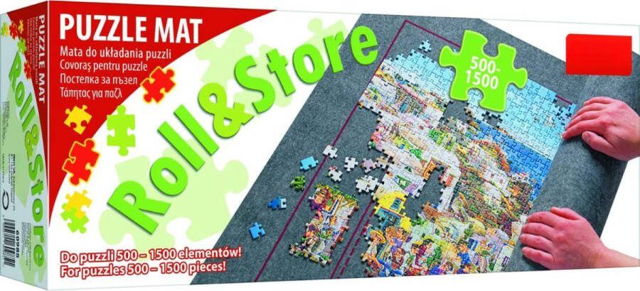 Equivera Puzzelmat Puzzelkoffer Puzzelbord Puzzelrol Puzzelmat voor Legpuzzel Premium