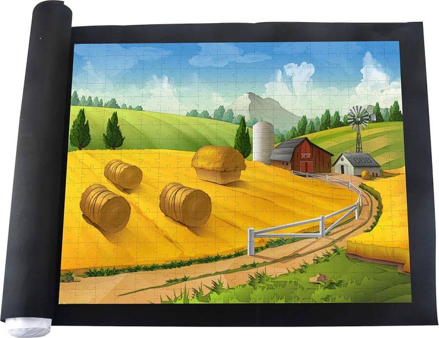 Equivera Puzzelmat Puzzelkoffer Puzzelbord Puzzelrol Puzzelmat voor Legpuzzel Premium