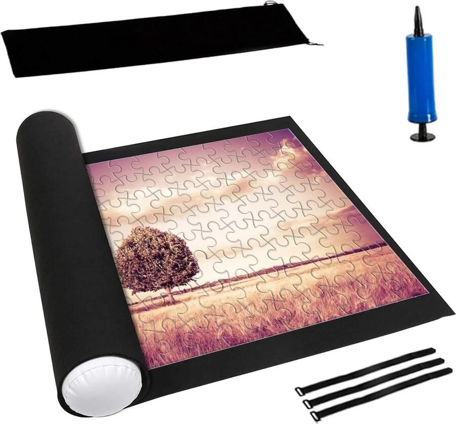Equivera Puzzelmat Puzzelkoffer Puzzelbord Puzzelrol Puzzelmat voor Legpuzzel Premium