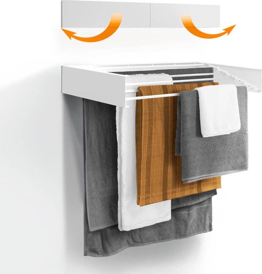 Equivera Wanddroogrek Inklapbaar Droogrek Wand Droogrek Wasrek Hangend Schuifbaar