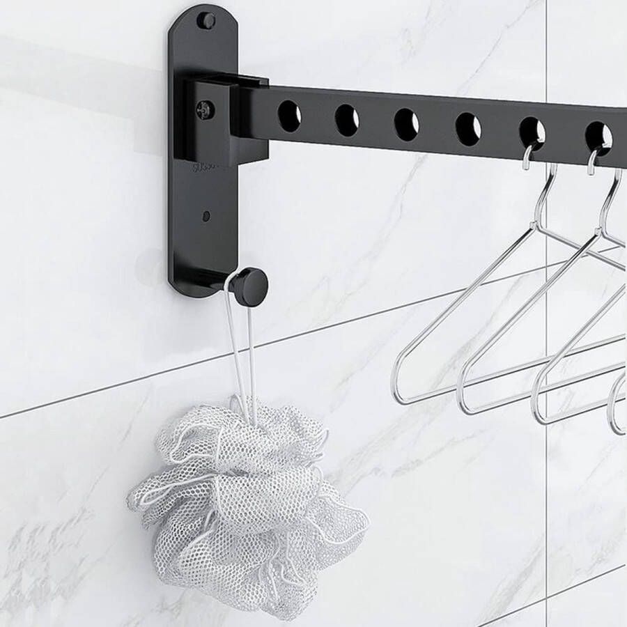 Equivera Wanddroogrek Inklapbaar Droogrek Wand Droogrek Wasrek Hangend Schuifbaar