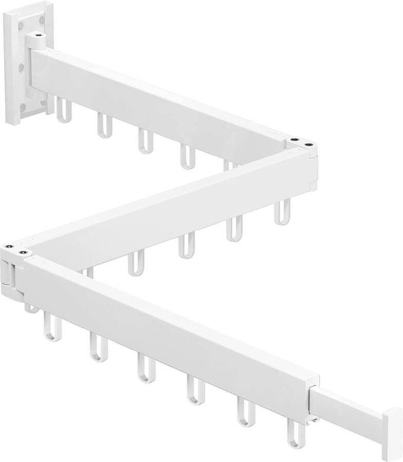Equivera Wanddroogrek Inklapbaar Droogrek Wand Droogrek Wasrek Hangend Schuifbaar