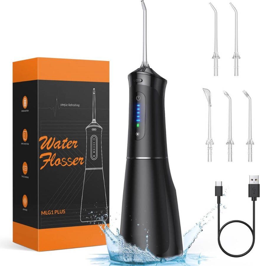 Equivera Waterflosser Waterpik Monddouche Draadloos Mondverzorging