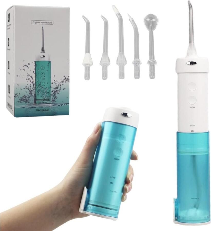 Equivera Waterflosser Waterpik Monddouche Draadloos Mondverzorging