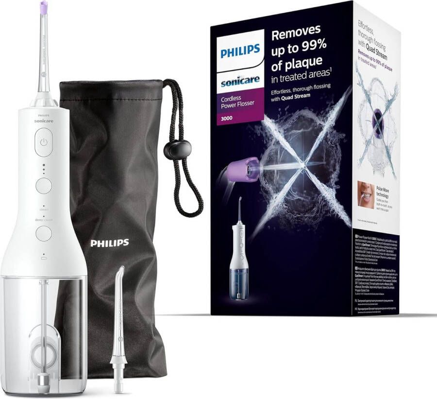 Equivera Waterflosser Waterpik Monddouche Draadloos Mondverzorging