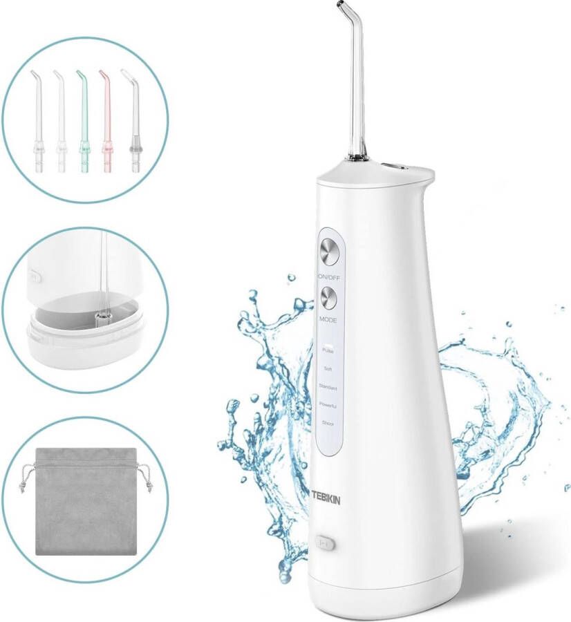 Equivera Waterflosser Waterpik Monddouche Draadloos Mondverzorging