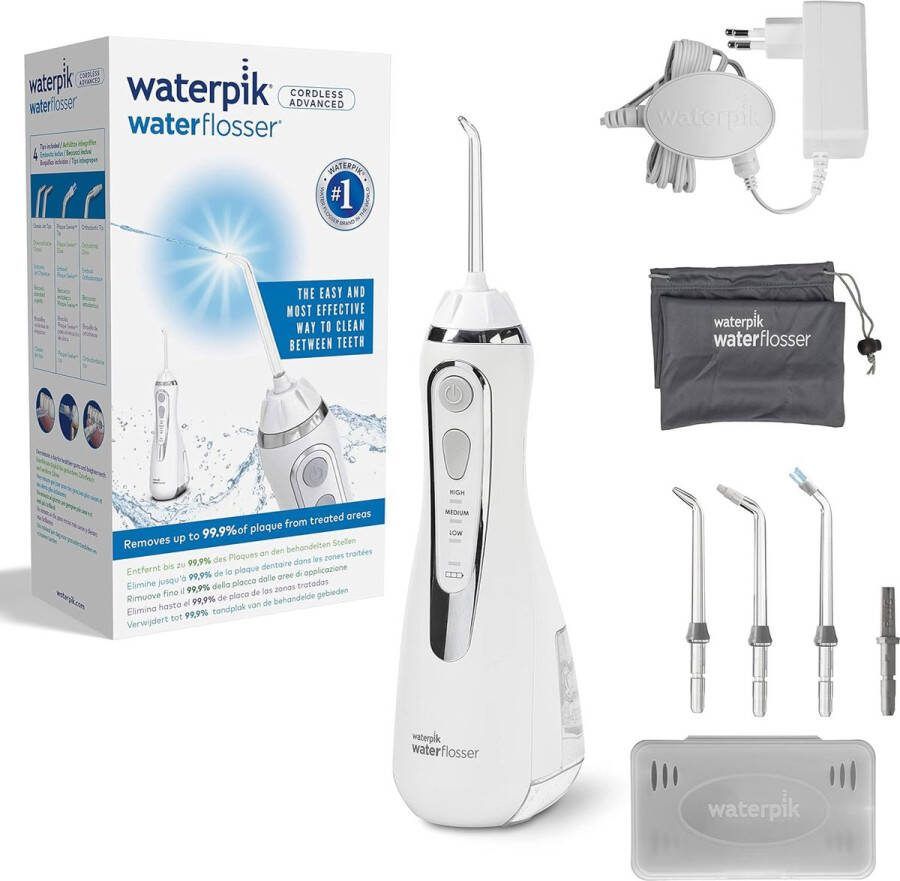 Equivera Waterflosser Waterpik Monddouche Draadloos Mondverzorging