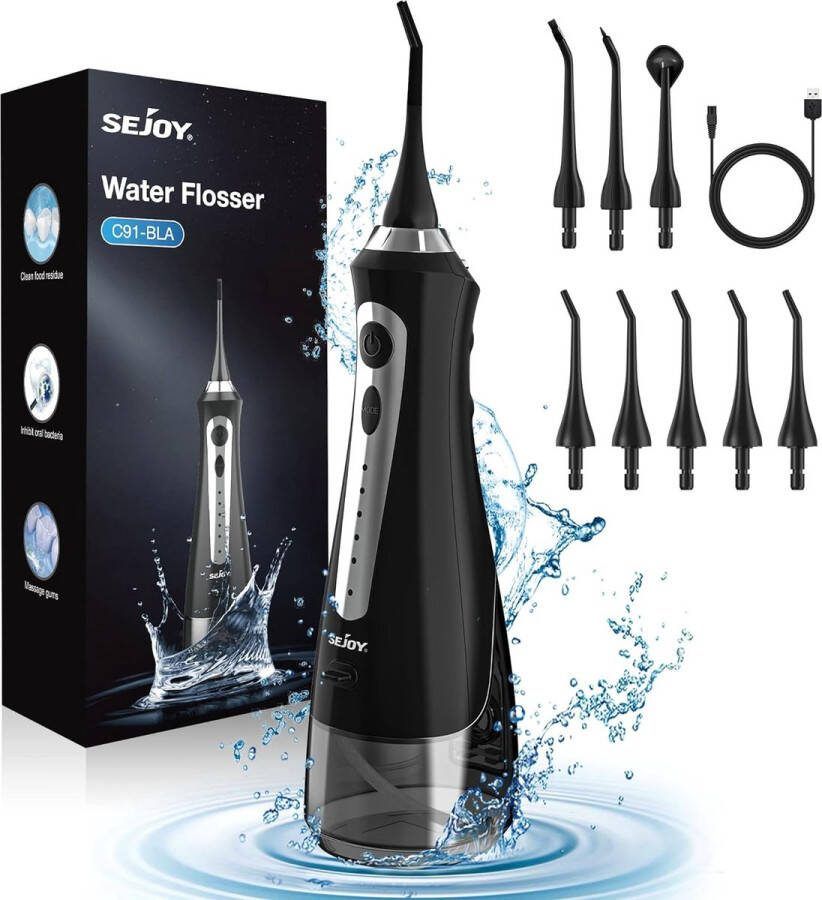 Equivera Waterflosser Waterpik Monddouche Draadloos Mondverzorging