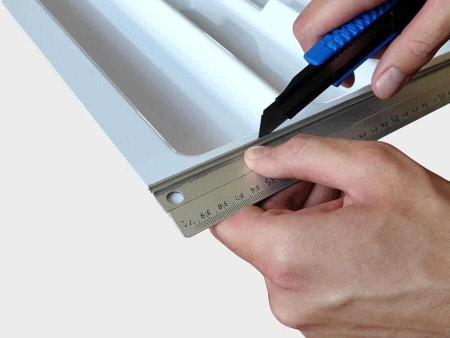 Estekbak voor schuifladen 90 cm bestekbak praktisch opbergsysteem voor laden ladeverdelers lade-organizer 830x430mm wit