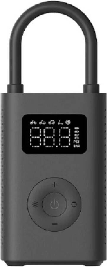 Eszenzics™ Professional Compressor Draagbare luchtcompressor Elektrische luchtpomp Oplaadbaar 6 Opblaaspresets Incl. adapters en tas Zwart