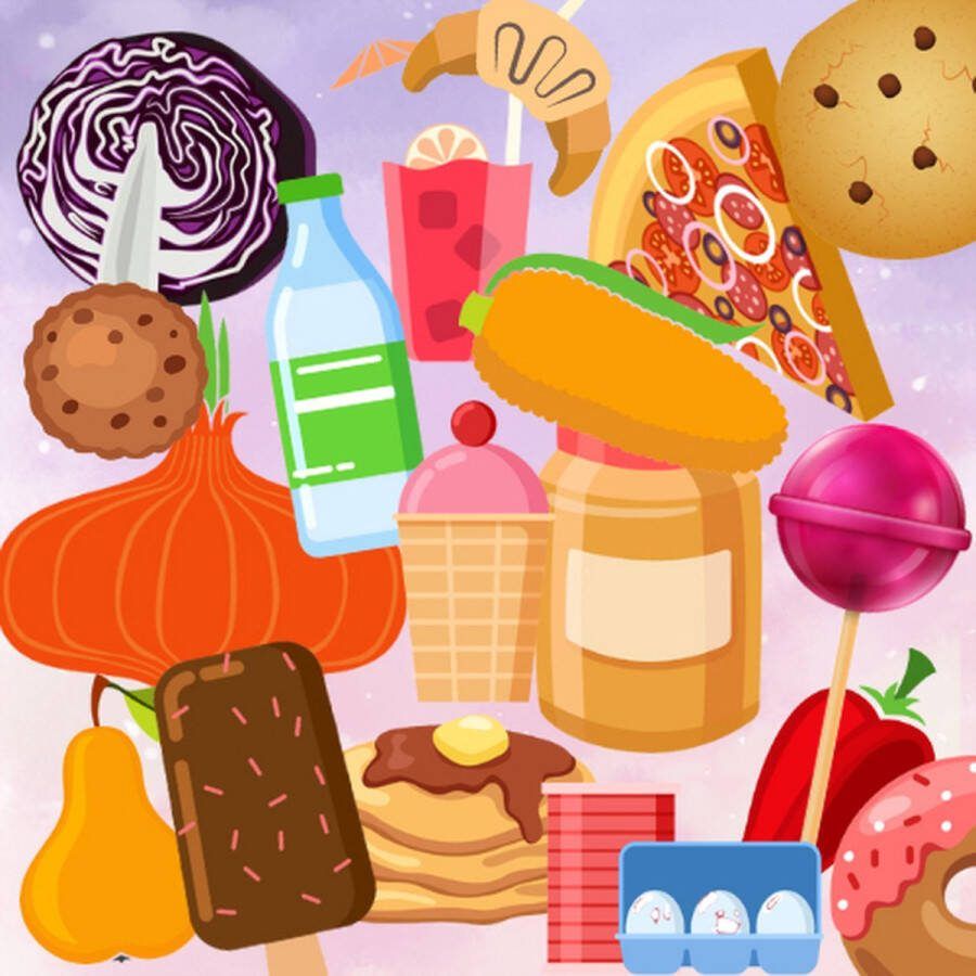 Eten en Drinken Bingo Digitale Spellenbox