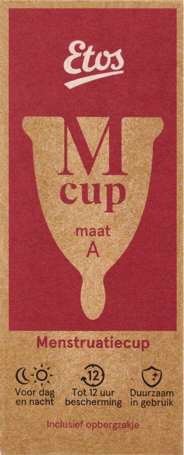 Etos menstruatiecup maat A small herbruikbaar duurzaam 1 stuk