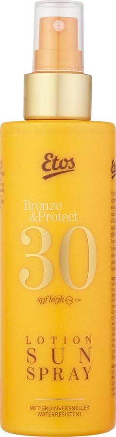 Etos Zonnebrand Bronzer Waterproof Spray SPF 30 200 ml