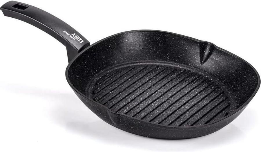 Evolution Grillpan 28 x 28 cm Geschikt voor inductie Gemaakt in Italy Duurzaam materiaal
