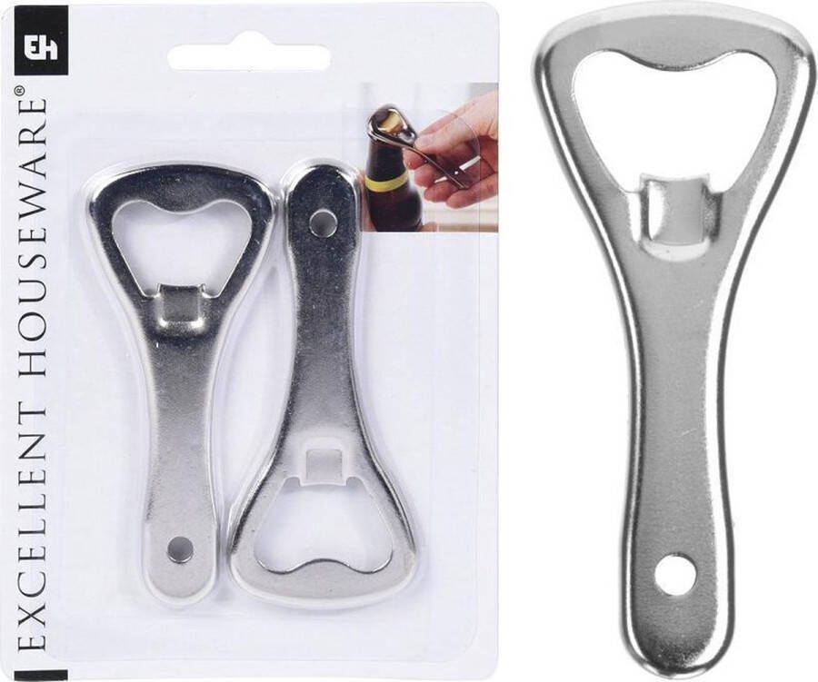 Excellent Houseware Flesopener 9 cm 2 Stuks