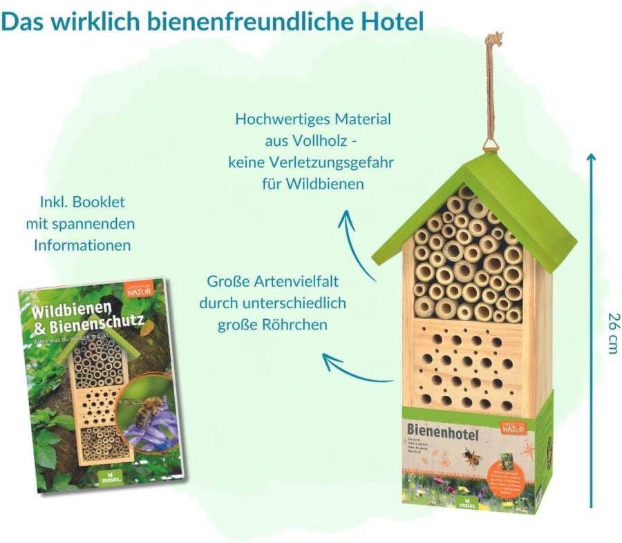 Expedition Natuur bijenhotel nest en overwinteringshulp met spannend boekje voor kinderen