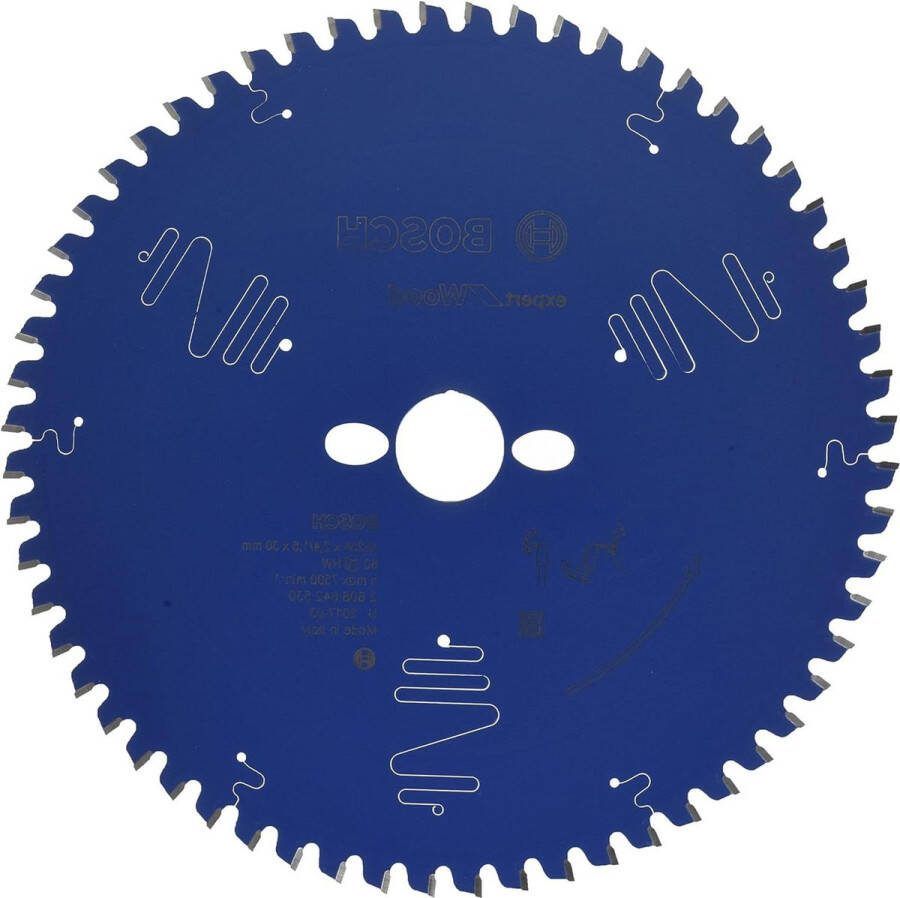 Expert for Wood Cirkelzaagblad 254 x 30 x 24 mm 60 tanden Accessoire voor cirkelzaag voor hout