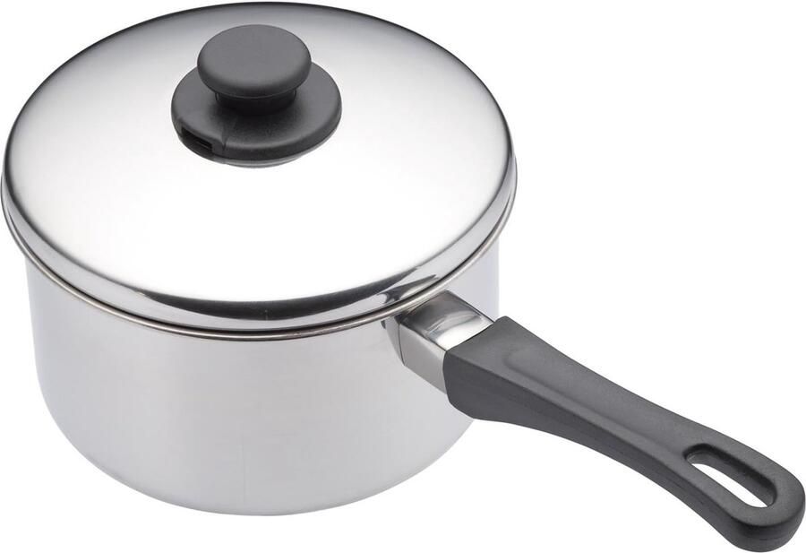 Extra diepe steelpan van roestvrij staal van 12 cm