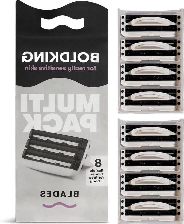 Extra Gevoelige Huid Scheermesjes Scheermes Man Vrouw Set van 8 Razor Blades Mannen