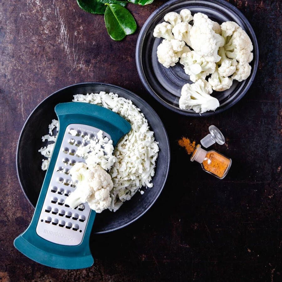 Extra grove keukenrasp voor aardappel-courgette-wortel-appel-kool-kaas roestvrij staal Made in USA