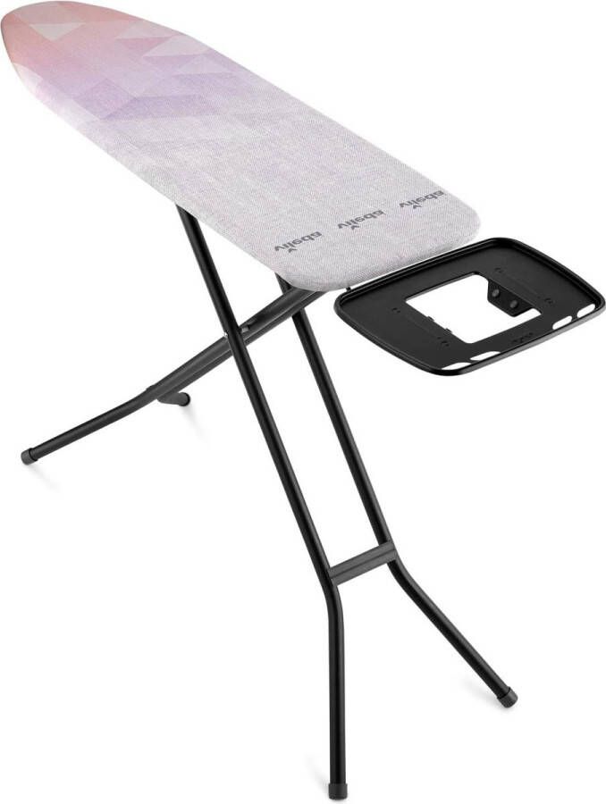 Extra stabiele en in hoogte verstelbare Diamond strijkplank langer ontwerp tot 97 cm