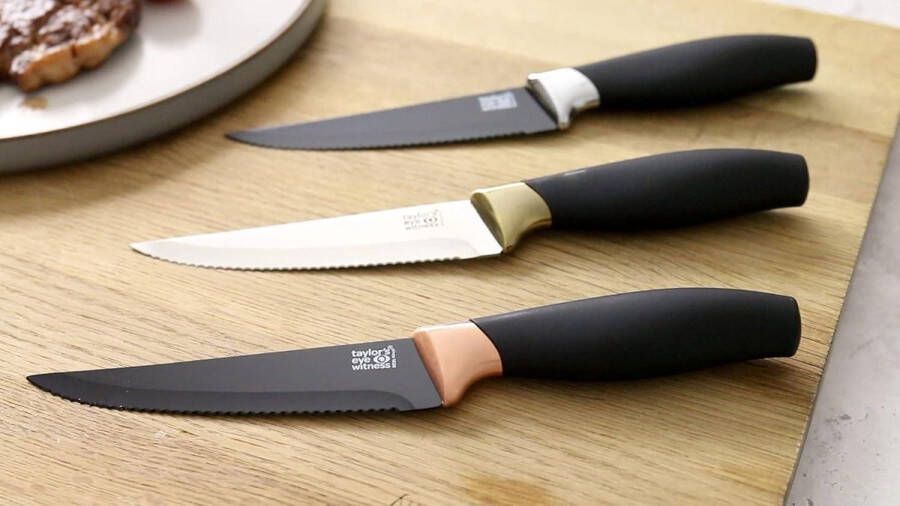 Eye Steakmessen set tafelmessen kwaliteit Roestvrijstaal