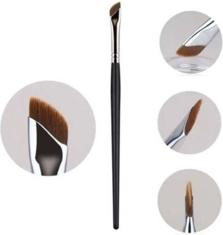 Eyeline Brush Eyeliner Eyeline Borstel Kwast Professioneel Zwart