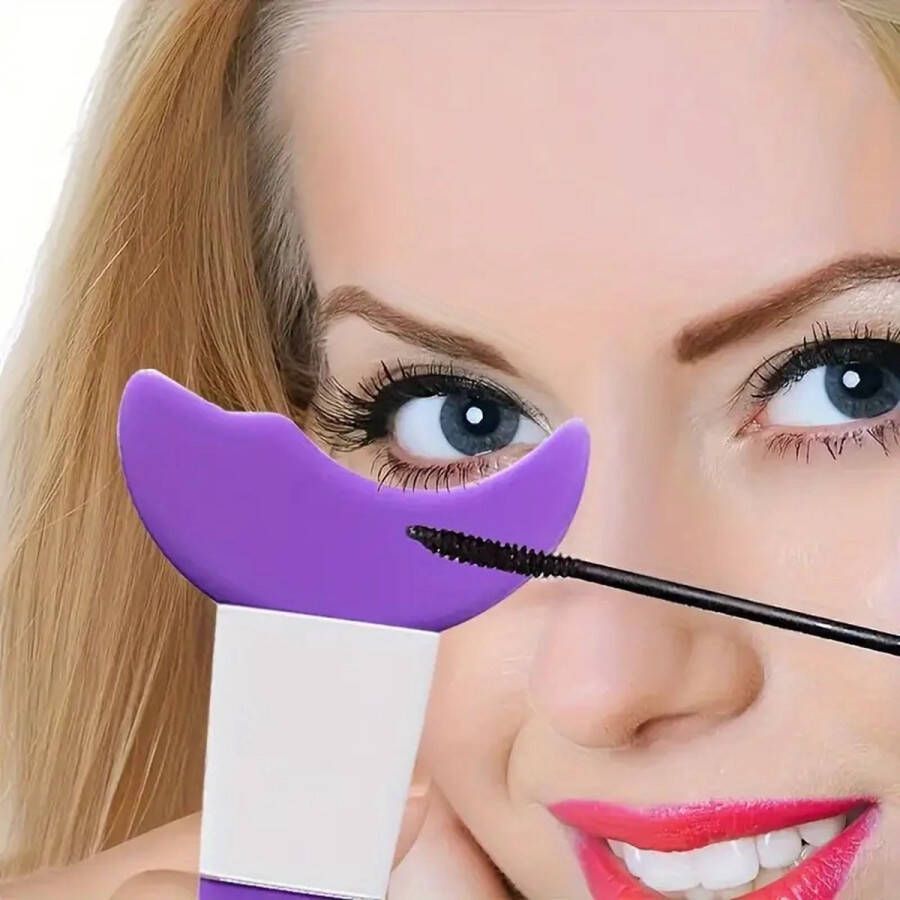 Eyeliner Tool Eyeliner hulp Mascara tool- Eyeliner make-up hulp Oogpotlood Make-up hulp Paars