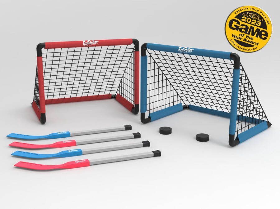 EzyRoller Hockey Set Skelter Driewieler spel