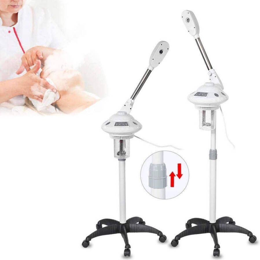 Onirique Facial Steamer Gezichtssauna Kantelhendel Eenarms Gezichtsaroma Stoomboot Ozon en Stoom Gezichtsstomer Schoonheidssalon Spa Hete Gezichtsstomer