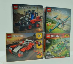 Fantastische Lego set (nr3) met 4 verschillende Lego items