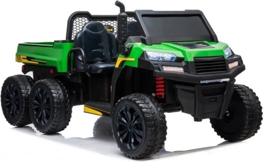 FarmGator kinderauto kindertruck Truck groen 4WD | Elektrische Kinderauto | Met afstandsbediening