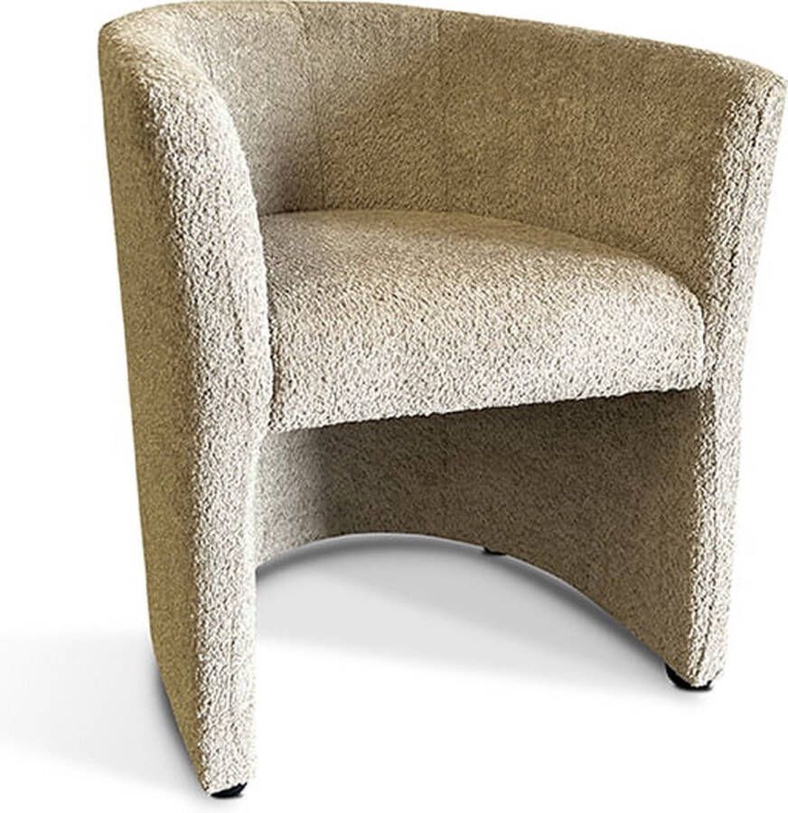 Fauteuil Steven Zand Polyester Zithoogte 47 cm Zitdiepte 61 cm