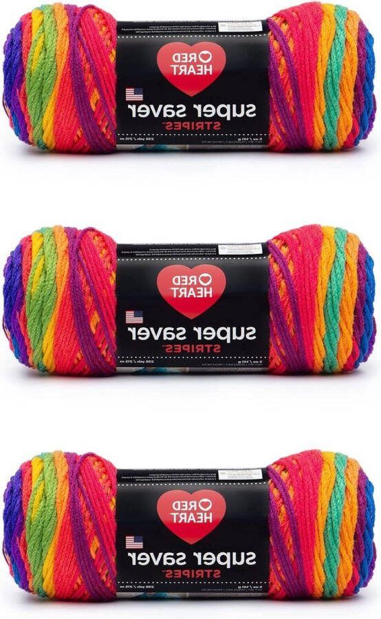 Favoriete Streep Garen 3 Pack 141g 5oz Acryl Medium 4 Worsted 236 Yards Breien haken