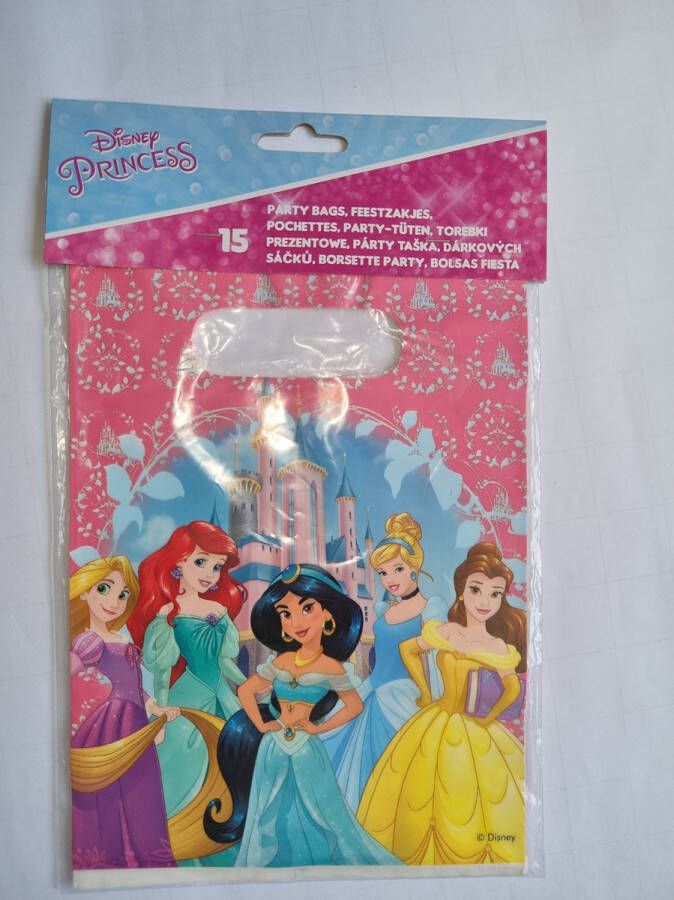 Feestzakje Disney Princess 15 stuks partybag uitdeelzakjes kinderverjaardag