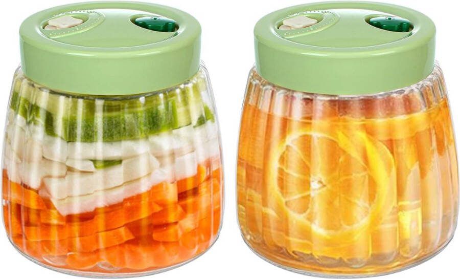 Fermentatiepot Fermenteren Fermentatie pot Zuurkoolpot Weckpot Must have voor het inmaken van groente!