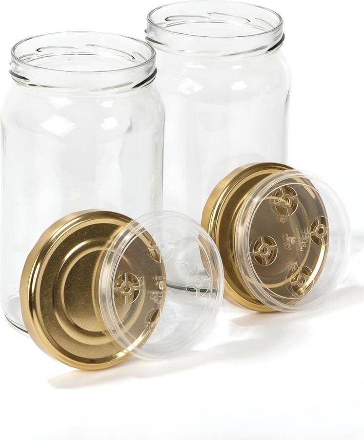 Fermentatiepot Fermenteren Fermentatie pot Zuurkoolpot Weckpot Must have voor het inmaken van groente!