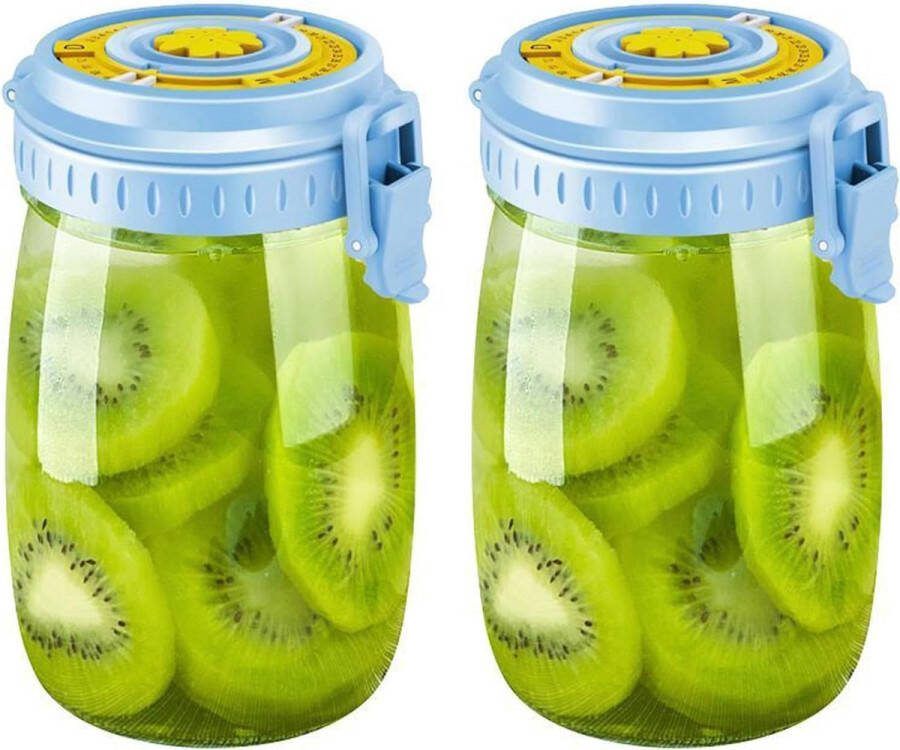 Fermentatiepot Fermenteren Fermentatie pot Zuurkoolpot Weckpot Must have voor het inmaken van groente!