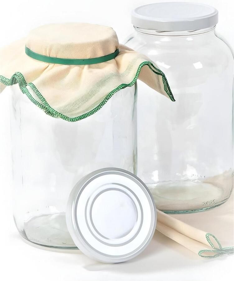 Fermentatiepot Fermenteren Fermentatie pot Zuurkoolpot Weckpot Must have voor het inmaken van groente!